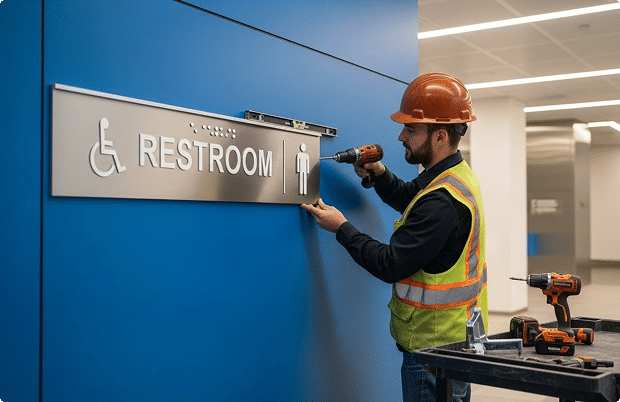Accessible, Compliant, and Professionally Crafted Signage