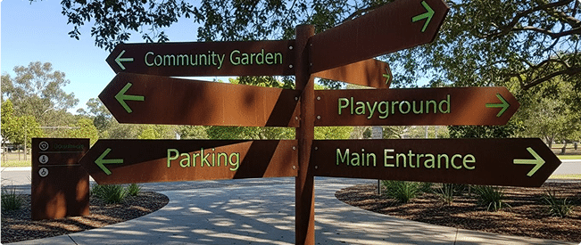 Outdoor Wayfinding Systems