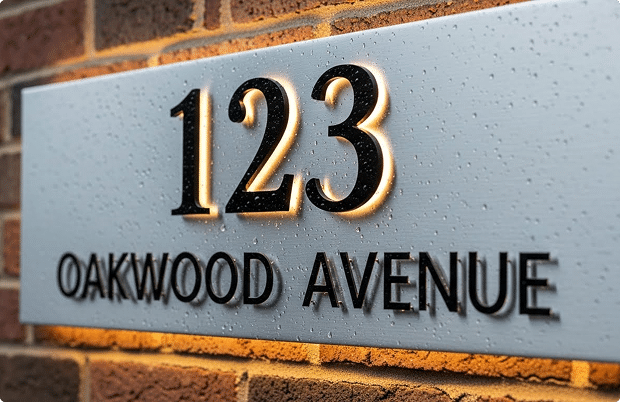 Custom Address Signs Jacksonville FL - Duval Sign Solutions