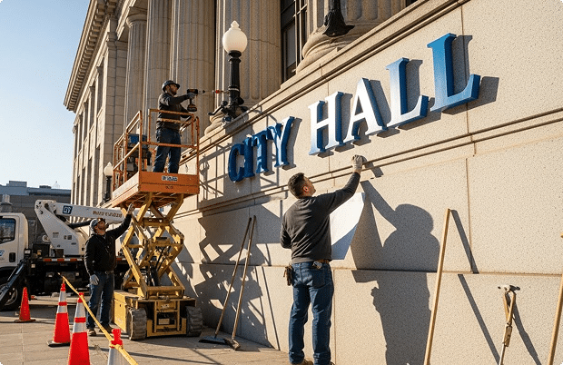 Trusted Signage Solutions for Public Facilities