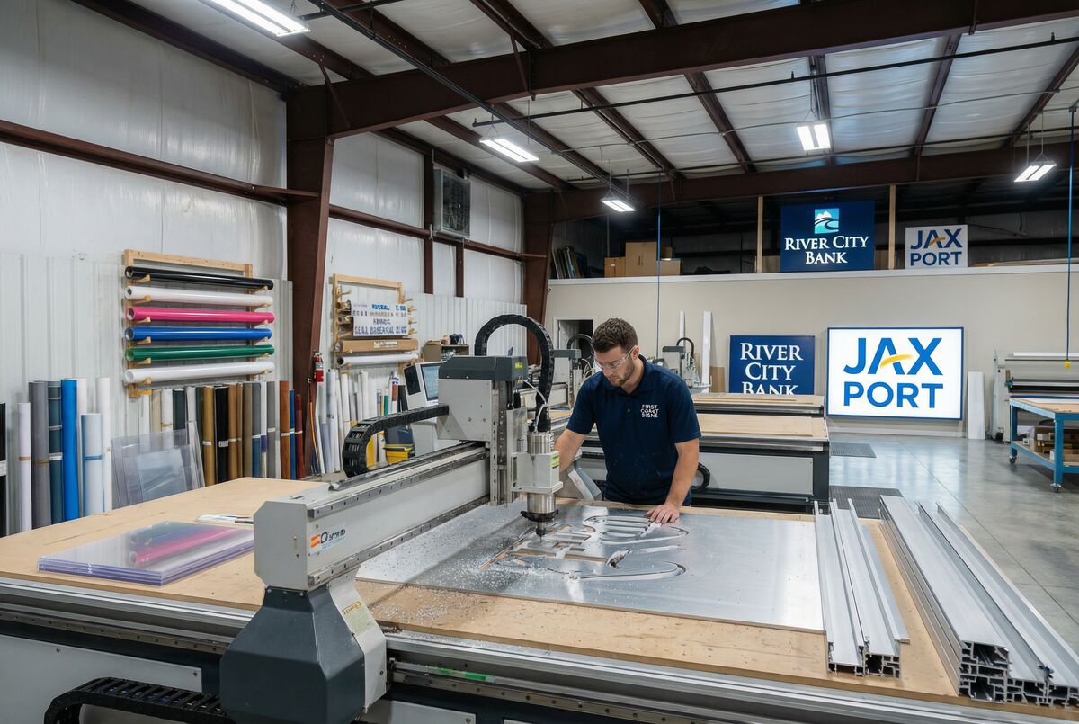 Sign fabrication shop Jacksonville FL