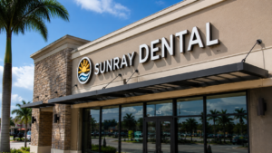 Dimensional letter storefront sign installed on a modern commercial building in Jacksonville, Florida.
